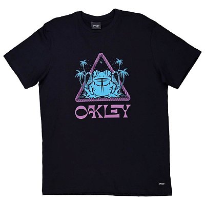 Camiseta Oakley Psy Frog Triangle Print WT24 Blackout