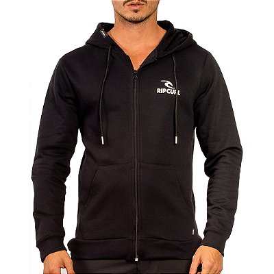 Moletom Rip Curl Aberto Brand Stack WT24 Masculino Black