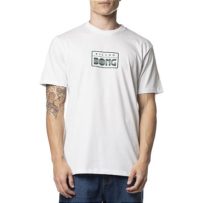 Camiseta Billabong Walled III WT24 Masculina Branco