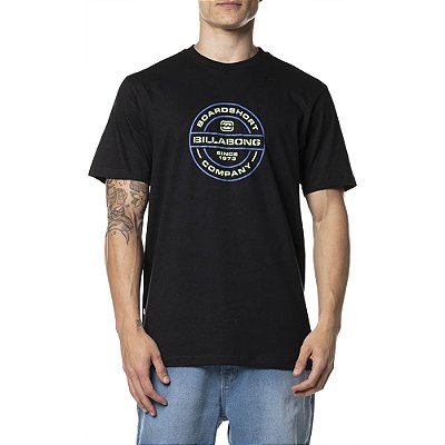 Camiseta Billabong Rotor WT24 Masculina Preto