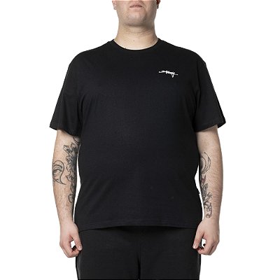 Camiseta Billabong Signature Plus Size WT24 Masculina Preto