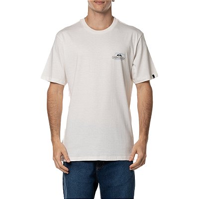 Camiseta Quiksilver Line By Line WT24 Masculina Off White