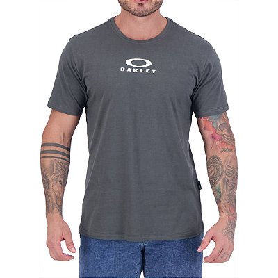 Camiseta Oakley Bark New WT24 Masculina Grey