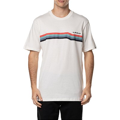 Camiseta Quiksilver Retrospect WT24 Masculina Off White