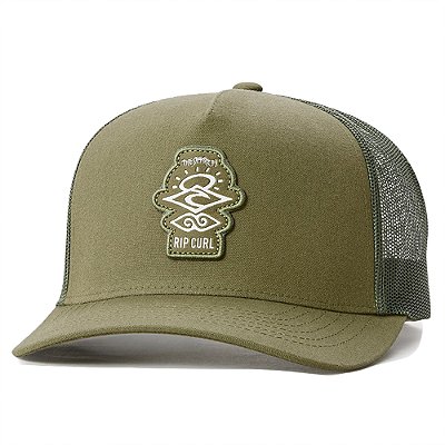 Boné Rip Curl Aba Curva Search Icon Trucker WT24 Olive