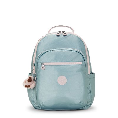 Mochila Kipling Seoul Fairy Green Met