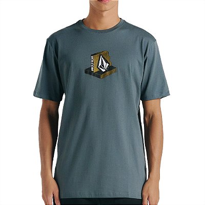 Camiseta Volcom Leanin WT24 Masculina Grafite