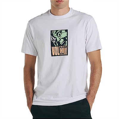 Camiseta Volcom Maniac WT24 Masculina Branco