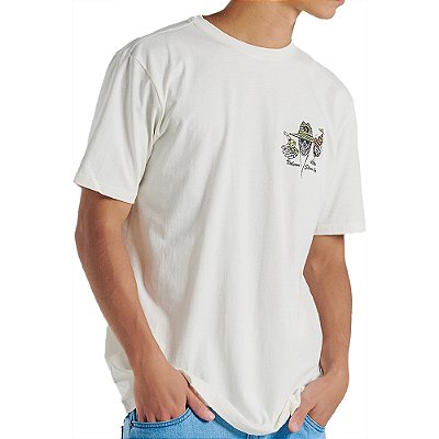 Camiseta Volcom Pair A Dice WT24 Masculina Branco