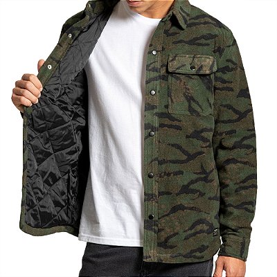 Jaqueta Volcom Bowered Fleece WT24 Masculina Squadron Green