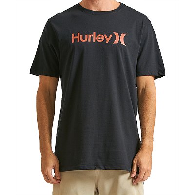 Camiseta Hurley O&O Solid WT24 Masculina Preto