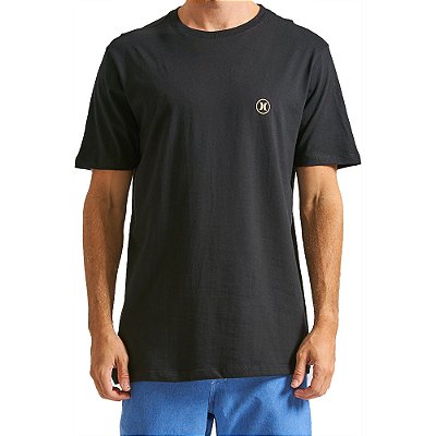 Camiseta Hurley Mini Circle Icon WT24 Masculina Preto