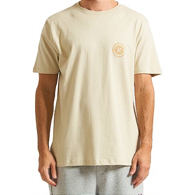 Camiseta Hurley Moby WT24 Masculina Areia