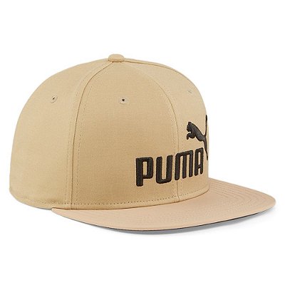 Boné Puma Aba Reta Ess Flatbrim Prairie Tan/PUMA Black