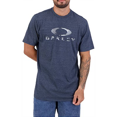Camiseta Oakley Camo SS SM24 Masculina Navy Blue