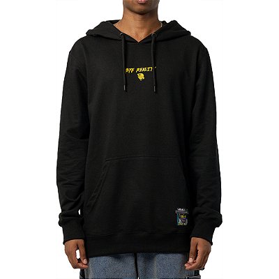 Moletom Lost Canguru Bye Reality WT24 Masculina Preto