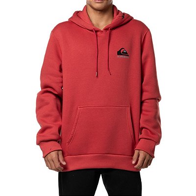 Moletom Quiksilver Canguru Omni Logo FC 305G WT24 Vermelho