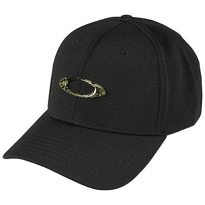 Boné Oakley Aba Curva Tincan Cap Black/Tiger Mint Camo