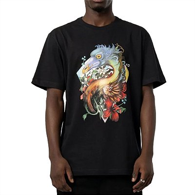 Camiseta MCD Espada Pipa Pasaro Bailon SM25 Masculina Preto