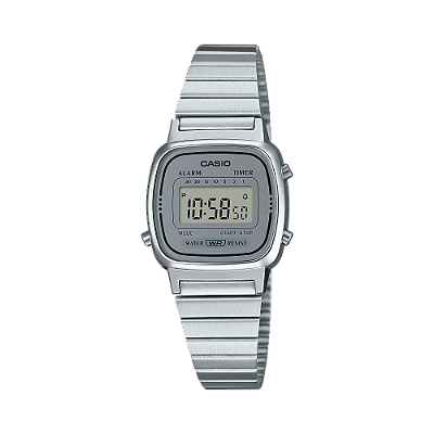 Relógio Casio Vintage LA670WA-7DF Prata