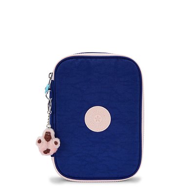 Estojo Kipling 100 Pens Solar Navy C Azul