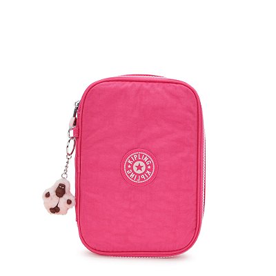 Estojo Kipling 100 Pens Happy Pink C Rosa