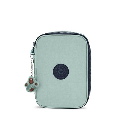 Estojo Kipling 100 Pens Sea Green Bl Azul