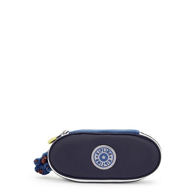 Estojo Kipling Duobox Fantasy Blue Bl Preto
