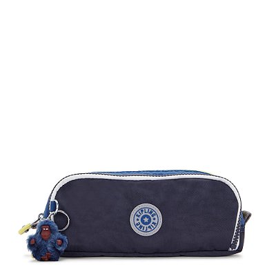Estojo Kipling Gitroy Fantasy Blue Bl Azul