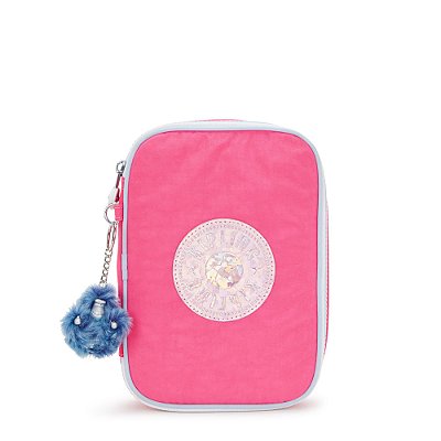 Estojo Kipling 100 Pens Happy Pink Mix Rosa