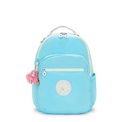 Mochila Kipling Seoul Blue Sea Mix Azul