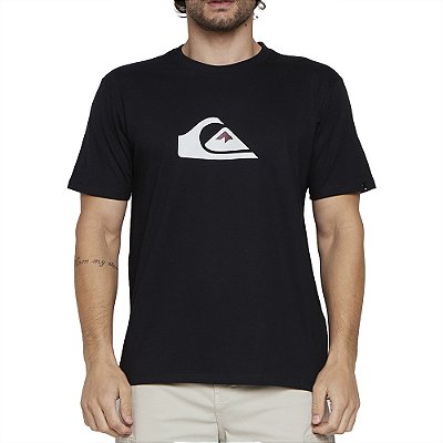Camiseta Quiksilver Comp Logo SM25 Masculina Preto