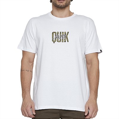 Camiseta Quiksilver Tribes SM25 Masculina Branco