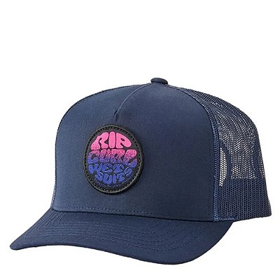 Boné Rip Curl Aba Curva Wetsuit Icon Trucker S25 Washed Navy