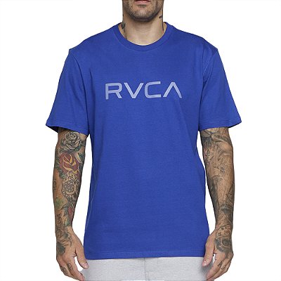 Camiseta RVCA Big RVCA Colors SM25 Masculina Royal