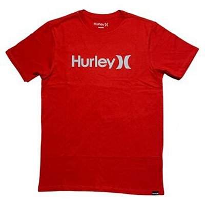 Camiseta Hurley O&O Solid SM25 Masculina Vermelho