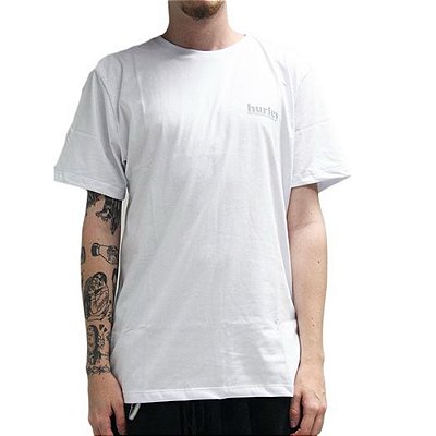 Camiseta Hurley Puff Oversize SM25 Masculina Branco