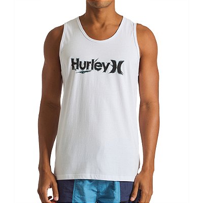 Regata Hurley Rash SM25 Masculina Branco