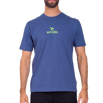 Camiseta Rip Curl Icon SM25 Masculina Washed Navy