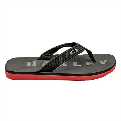 Chinelo Oakley Zeal SM25 Masculino Jet Black