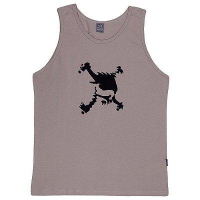 Regata Oakley Heritage Skull Tank SM25 Masculina Wood Grey