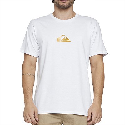 Camiseta Quiksilver Metal Comp SM25 Masculina Branco