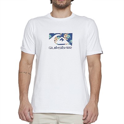 Camiseta Quiksilver Quik Shoreline SM25 Masculina Branco