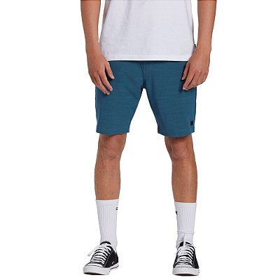 Bermuda Billabong Crossfire Slub Mid SM25 Masculina Ocean
