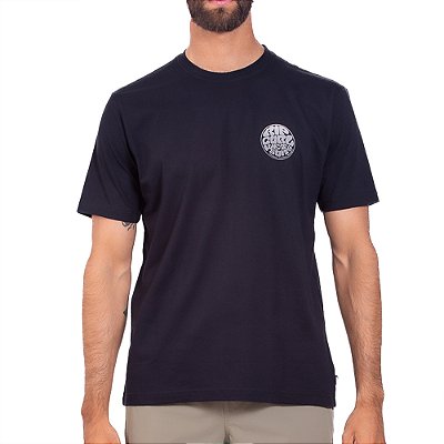 Camiseta Rip Curl Wettie Icon Gradient SM25 Masculina Preto