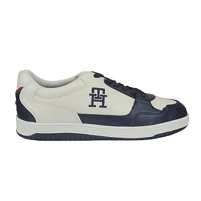Tênis Tommy Hilfiger Basket 2C Mix Suede LTH Desert Sky