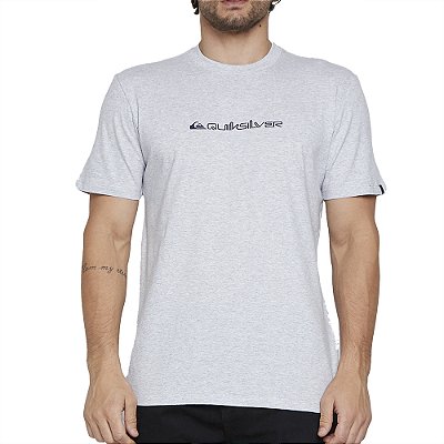 Camiseta Quiksilver New Omni SM25 Masculina Cinza Claro