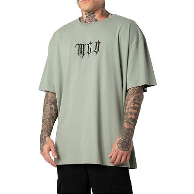 Camiseta MCD Oversized MCD Gothic SM25 Verde Alvorado