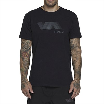 Camiseta RVCA Blur SM25 Masculina Preto