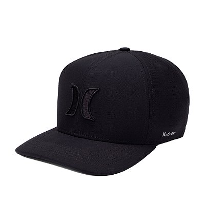 Boné Hurley Aba Curva Rail SM25 Preto